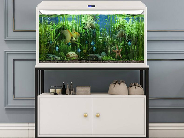 大理石包边鱼缸